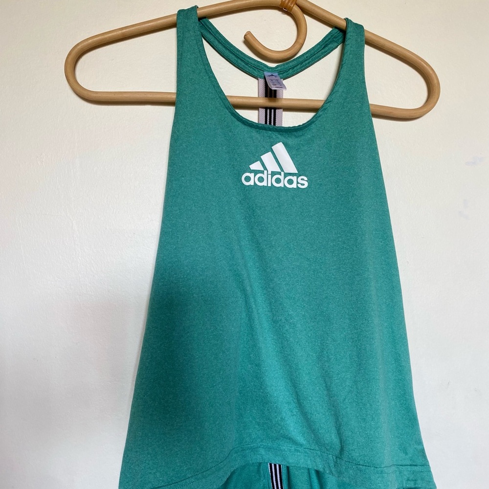 Adidas Teal Racerback Tank